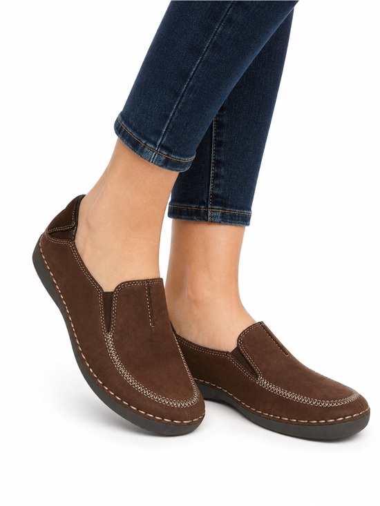 Naturalizer Shoes - Naturalizer Women’s Brown Slip On Loafers Comfort Casual Shoes Size 9M EUR 41